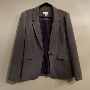 Elle Ponte Peplum Blazer